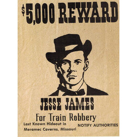 Jesse James - Vintage-juliste