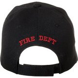 Lippalakki - Fire Department - punainen ja musta