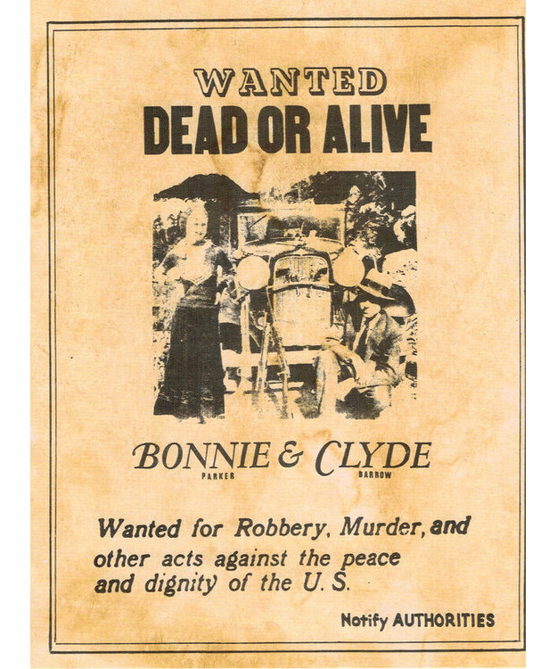 Bonnie & Clyde - Vintage-juliste