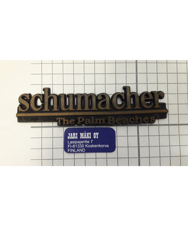 Dealer merkki muovia Schumacher