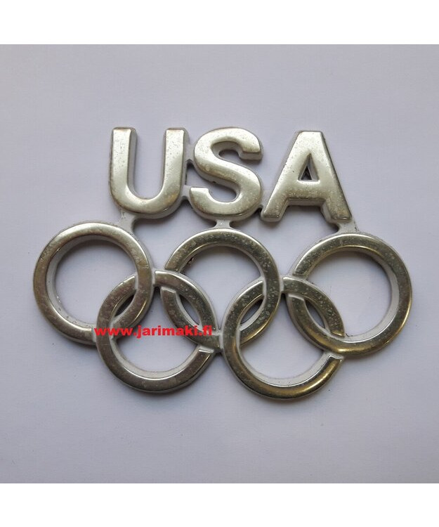 Merkki metallia 3-7/8" USA OLYMPICS
