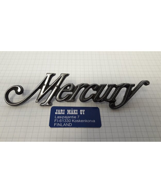 Merkki metallia 5-1/8" Mercury Cougar 1971-1973