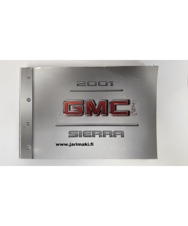 Omistajan käsikirja käytetty Englanniksi GMC Sierra 2001