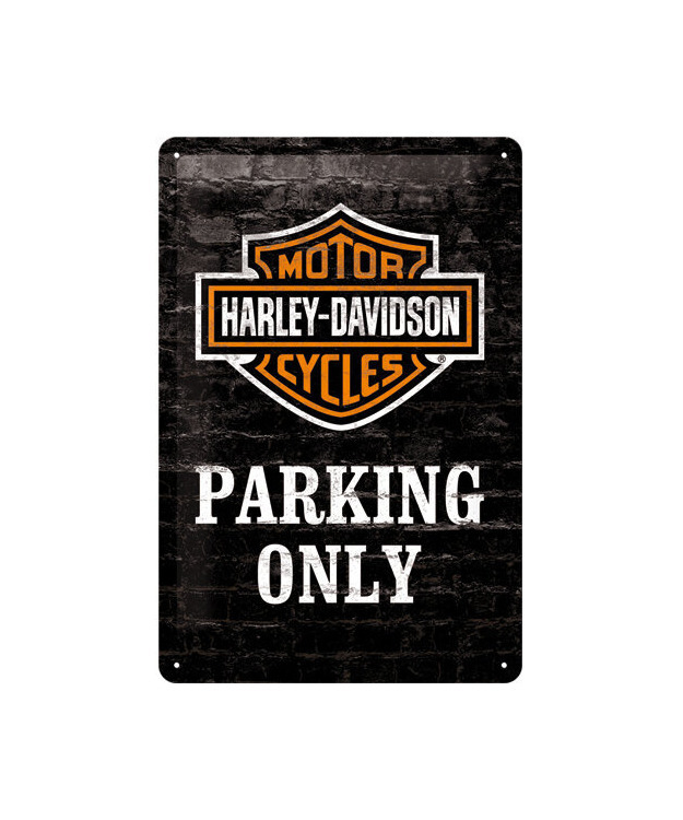 Peltikyltti Harley Davidson Parking