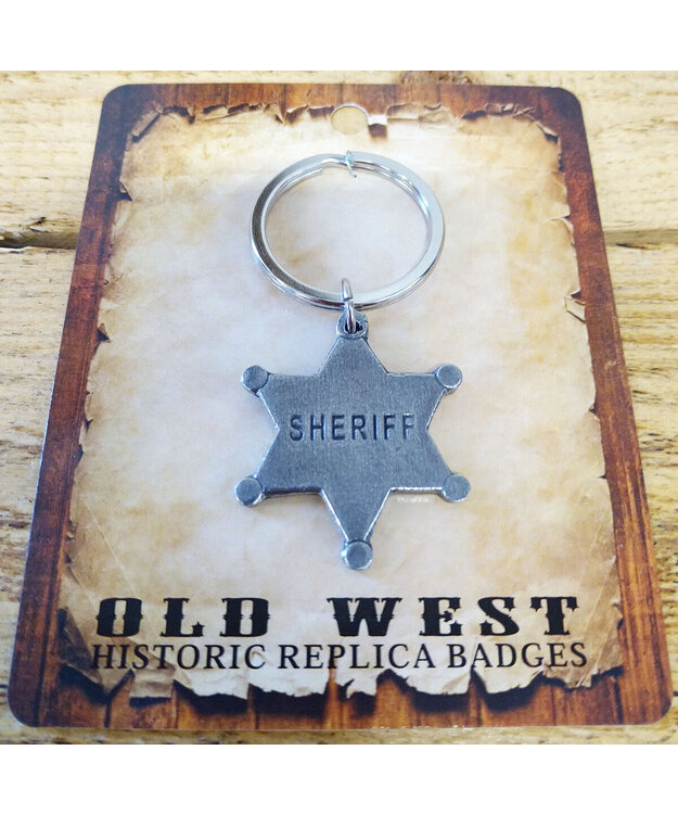 Sheriff virkamerkki avaimenperä
