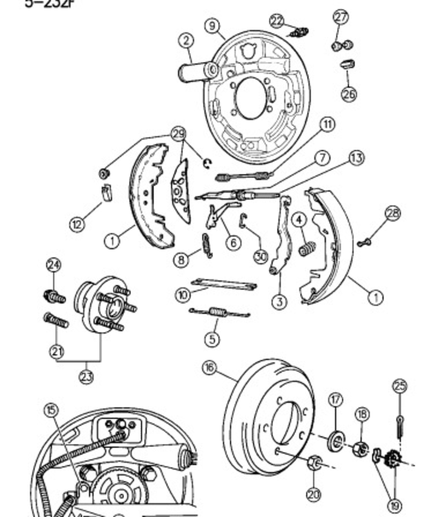Takajarrurummun automaattisäädön haarukka oikea Chrysler Voyager 1996-2007  