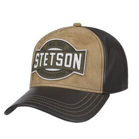  Lippalakki Stetson Trucker Cap Leather Brown