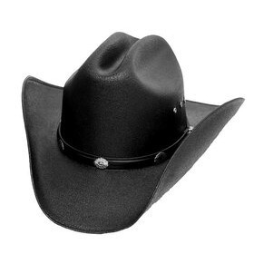 Cattleman Straw Hat (musta)