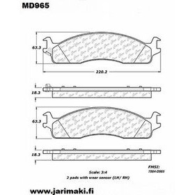 Etujarrupalat Dodge Ram 2500/3500 2003-2008