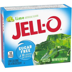 Jell-O Lime sokeriton 8,5g