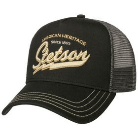 Lippalakki Stetson Trucker Cap American Heritage Black Classic