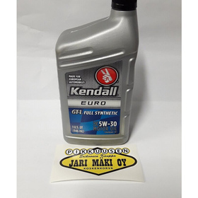 Moottoriöljy Kendall Euro Synthetic LS 5W30 1 quart (946ml)