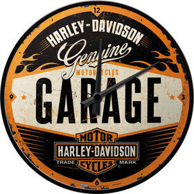 Seinäkello - Harley Davidson Garage