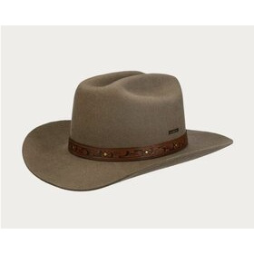 Stetson Western Open Road Woolfelt, ruskea