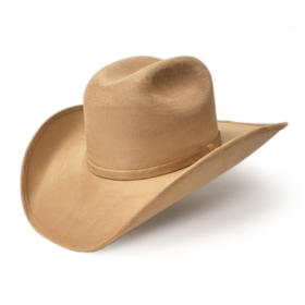 Suede Cattleman Hat Beige -westernhattu