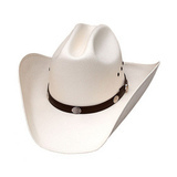 Cattleman Straw Hat (valkoinen)