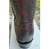 Lucchese -bootsi Pin Sadd Goat & Ostrich Cowboy (miesten)