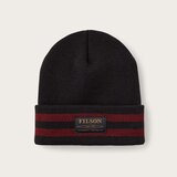 Pipo Filson Ballard Watch Cap, musta-viininpunainen