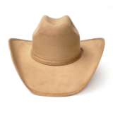 Suede Cattleman Hat Beige -westernhattu