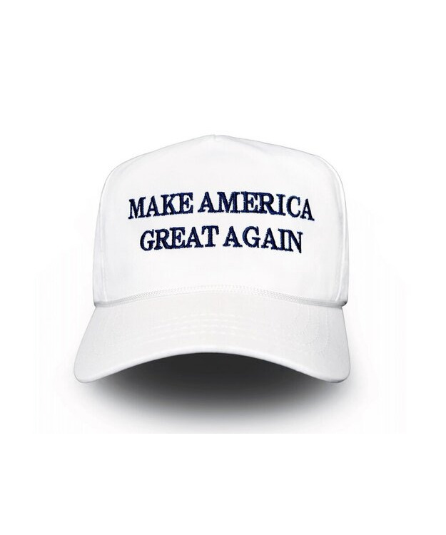  Lippalakki - Official MAGA cap White (virallinen Trump-kampanjatuote)