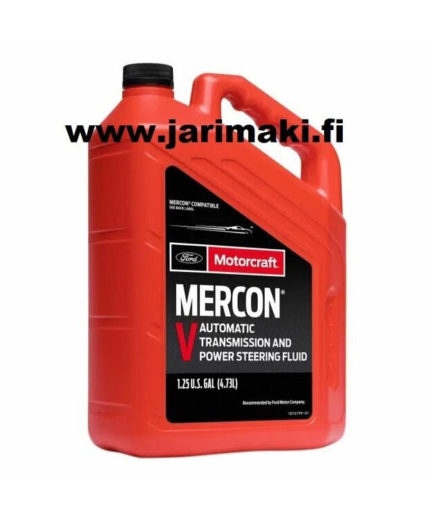 Automaattivaihteistoöljy Motorcraft Mercon V 1.25 gallona (4.75 L)