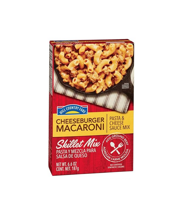 Cheeseburger Macaroni Paistinpannu Sekoitus 