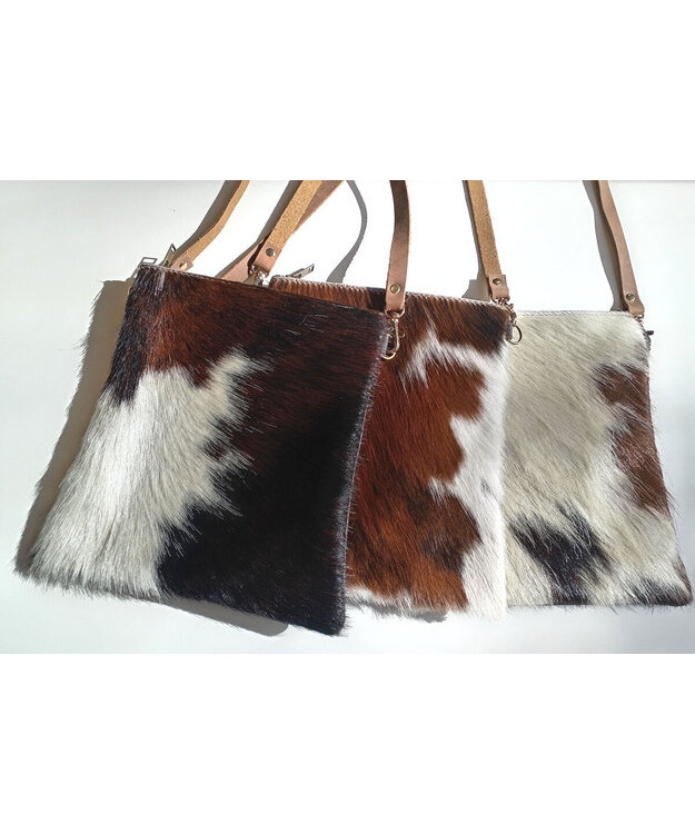 Cowhide-käsilaukku Made in USA