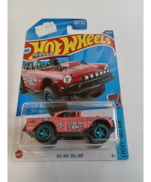 Hot Wheels Big-Air Bel-Air, pinkki