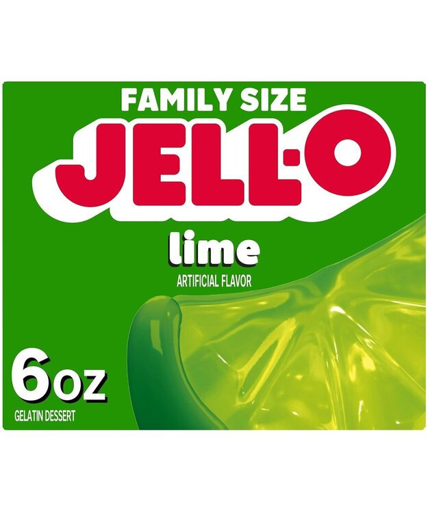 Jell-O Lime / limenmakuinen vihreä hyytelöjauhe 170g