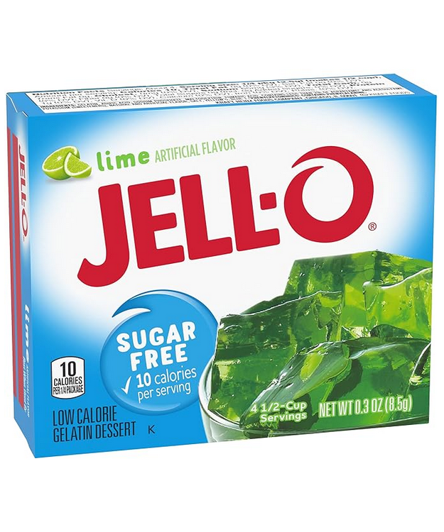 Jell-O Lime sokeriton 8,5g