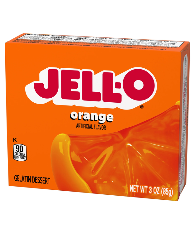 Jell-O Orange / Appelsiininmakuinen oranssi hyytelöjauhe 170g