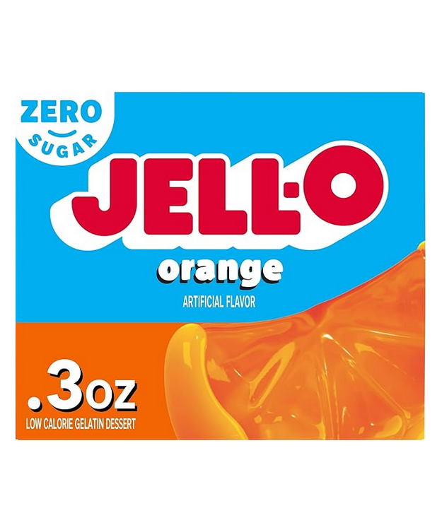 Jell-O Orange - Appelsiinin makuinen, sokeriton 8,5g