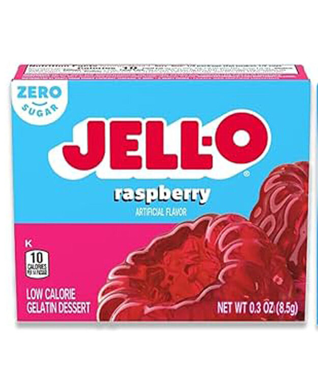 Jell-O Raspberry sokeriton 8,5g