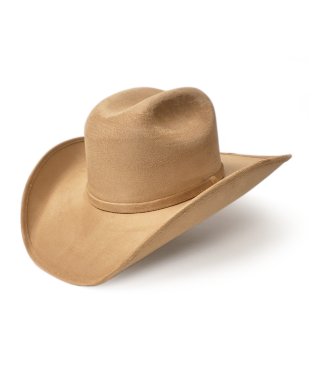 Suede Cattleman Hat Beige -westernhattu