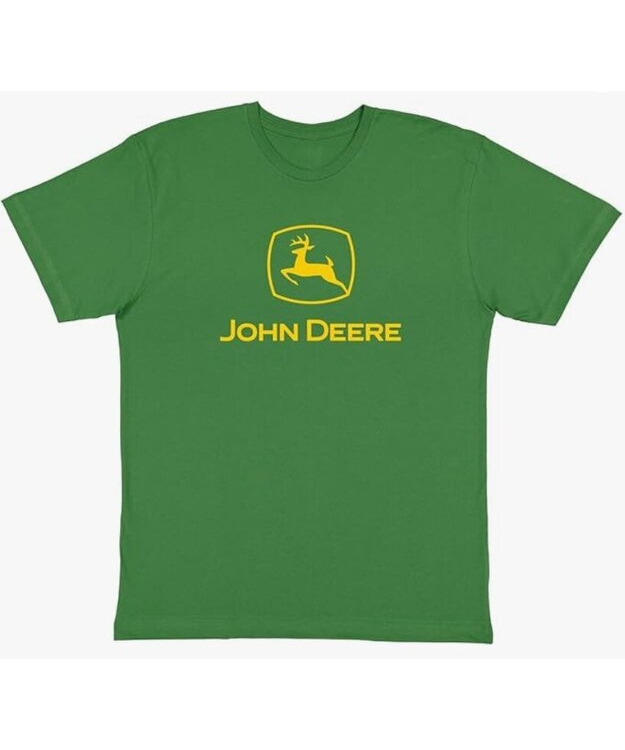 T-paita John Deere -logolla, vihreä